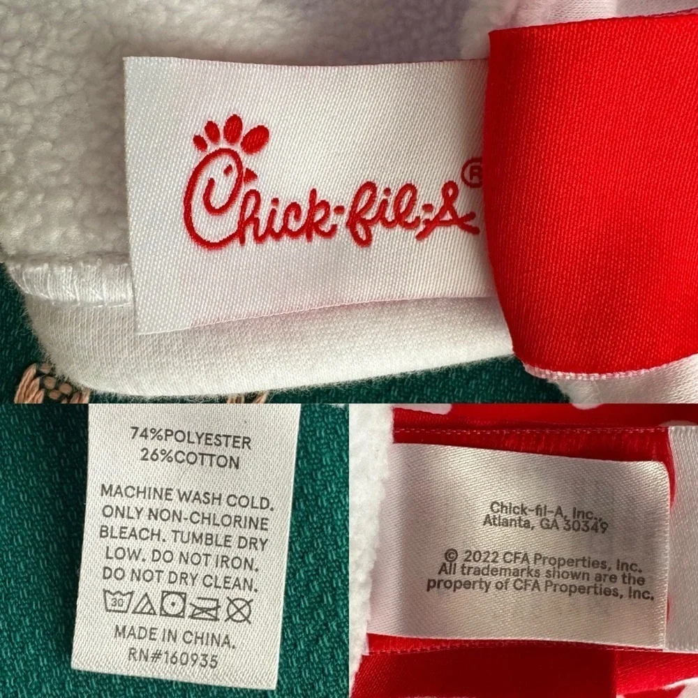 Chik-Fil-A Nugget Sauce 50x60 white and red throw blanket
